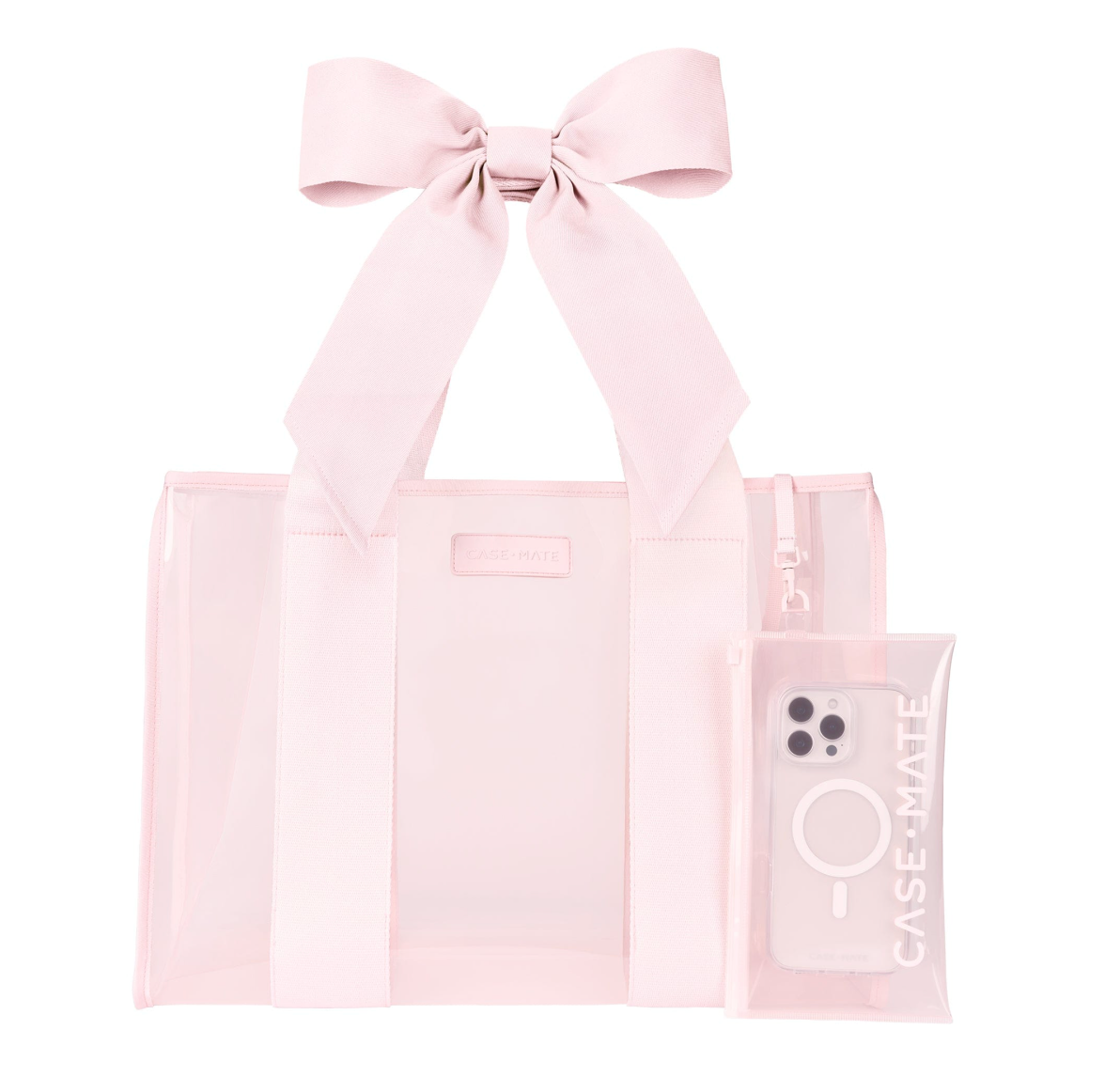 Case-Mate Canvas Tote - Ballet Pink  Bow