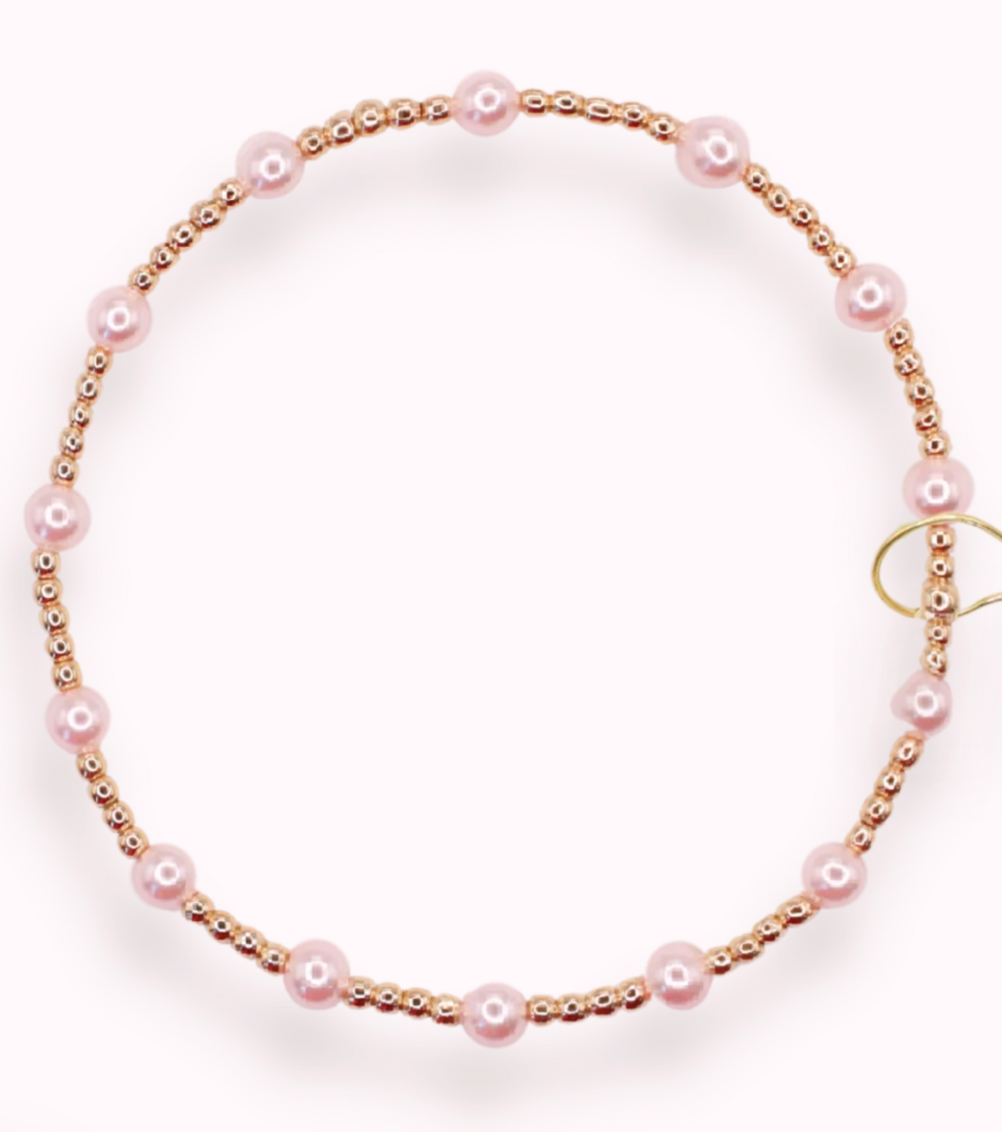 Pink June bracelet Gold