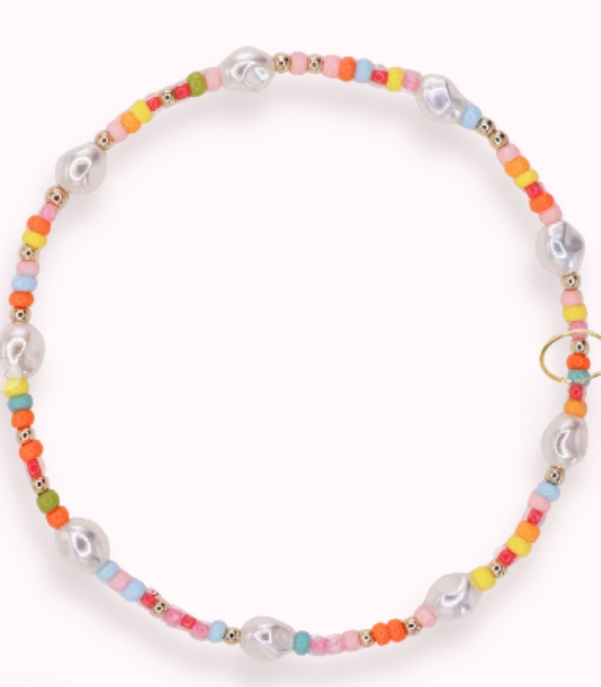 Snowcone Sprinkle Pearl Anklet