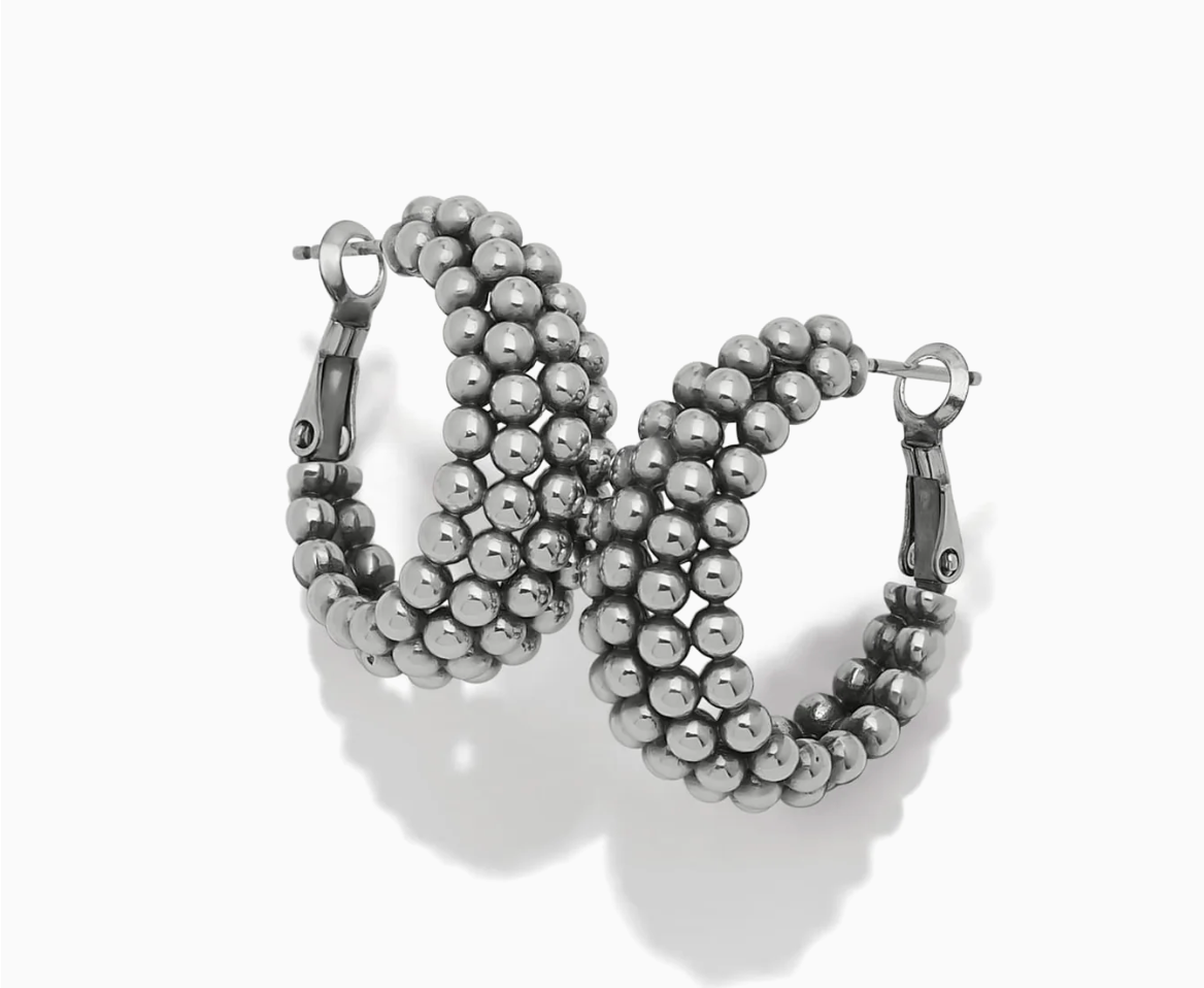 Pretty Tough Blossom Hoop Earr