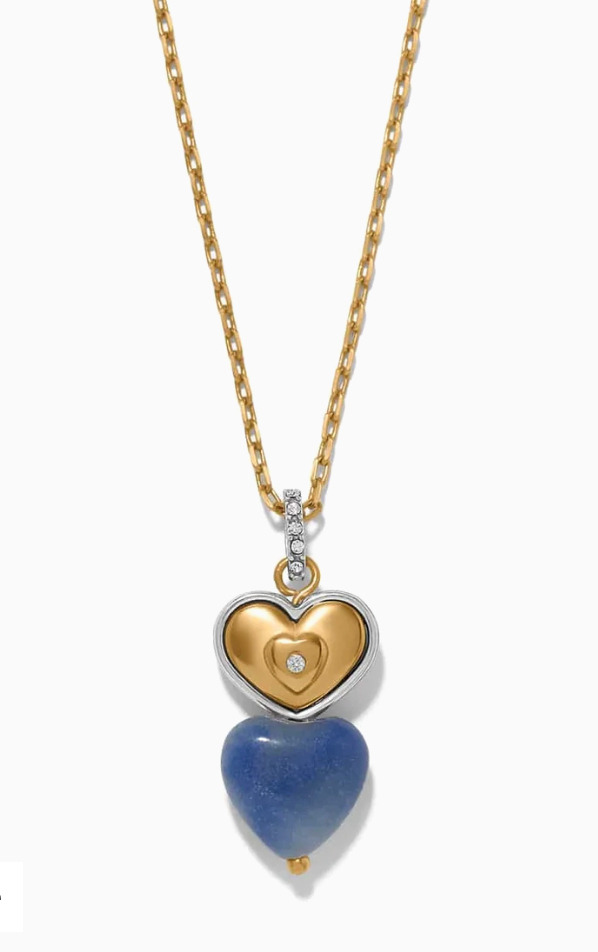 One Heart Duo Heart Petite Nec
