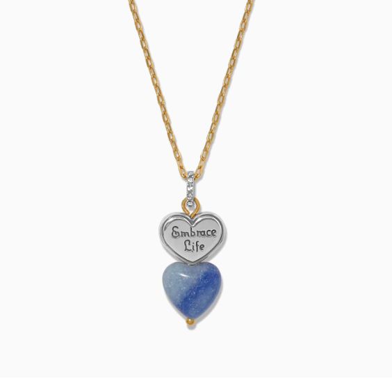 One Heart Duo Heart Petite Nec