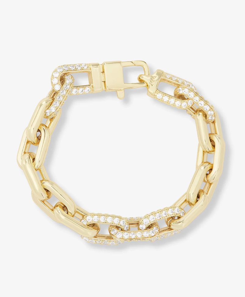 Frankie Pavè Chain Bracelet
