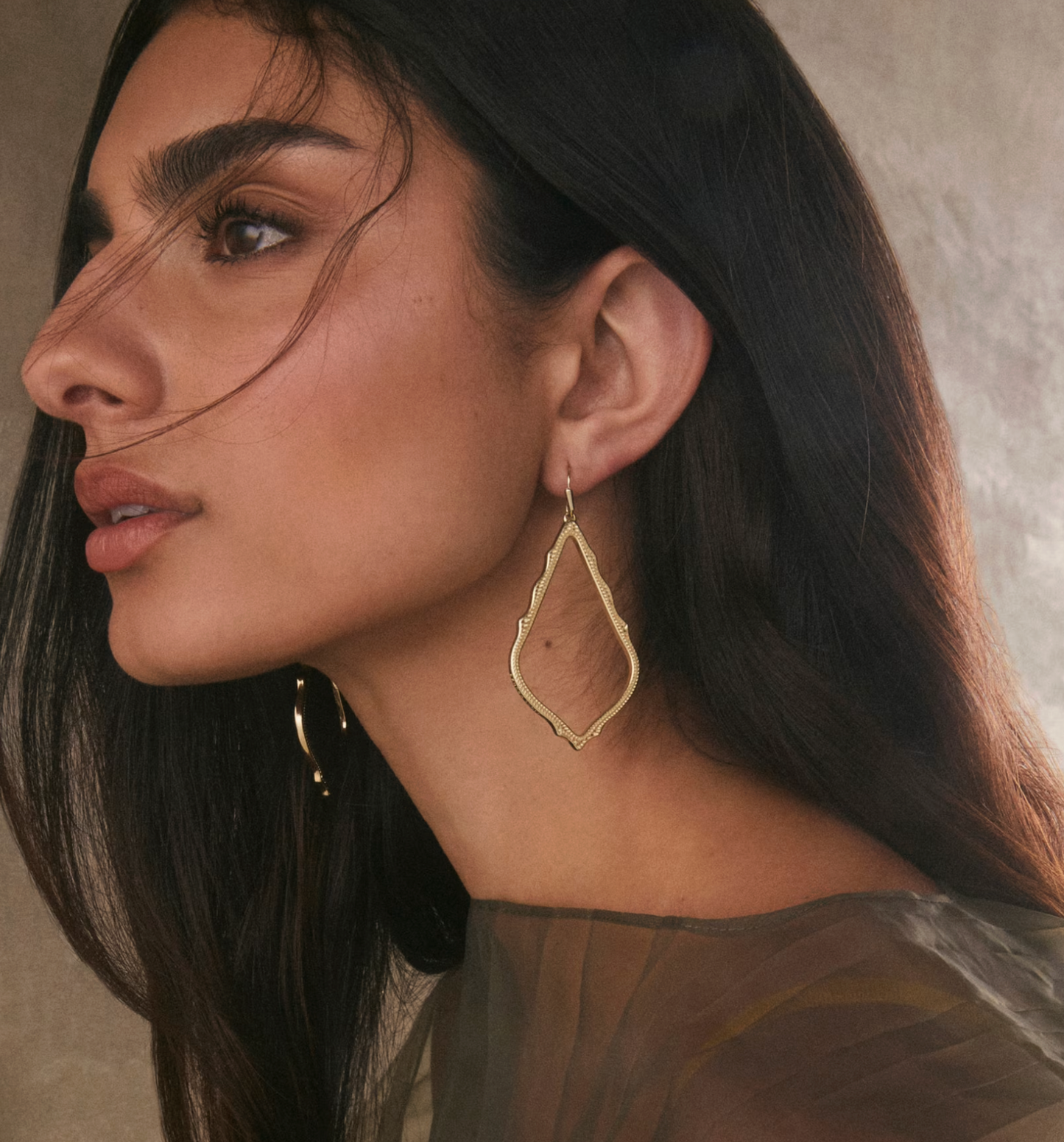 SOPHEE EARRING GOLD METAL