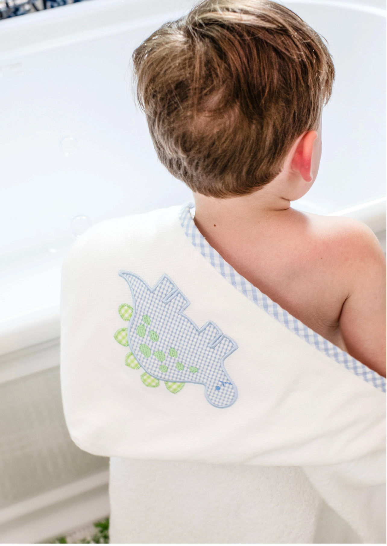 Dino Everykid Towel, Blue