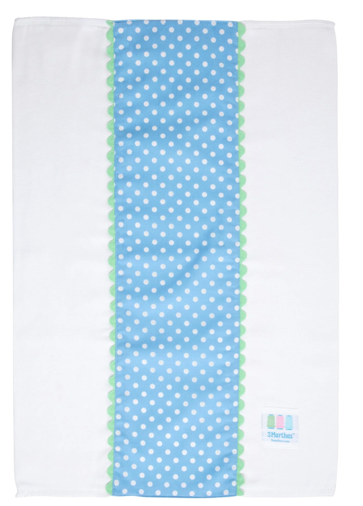 Alligator Fancy Fabric Burp, Blue