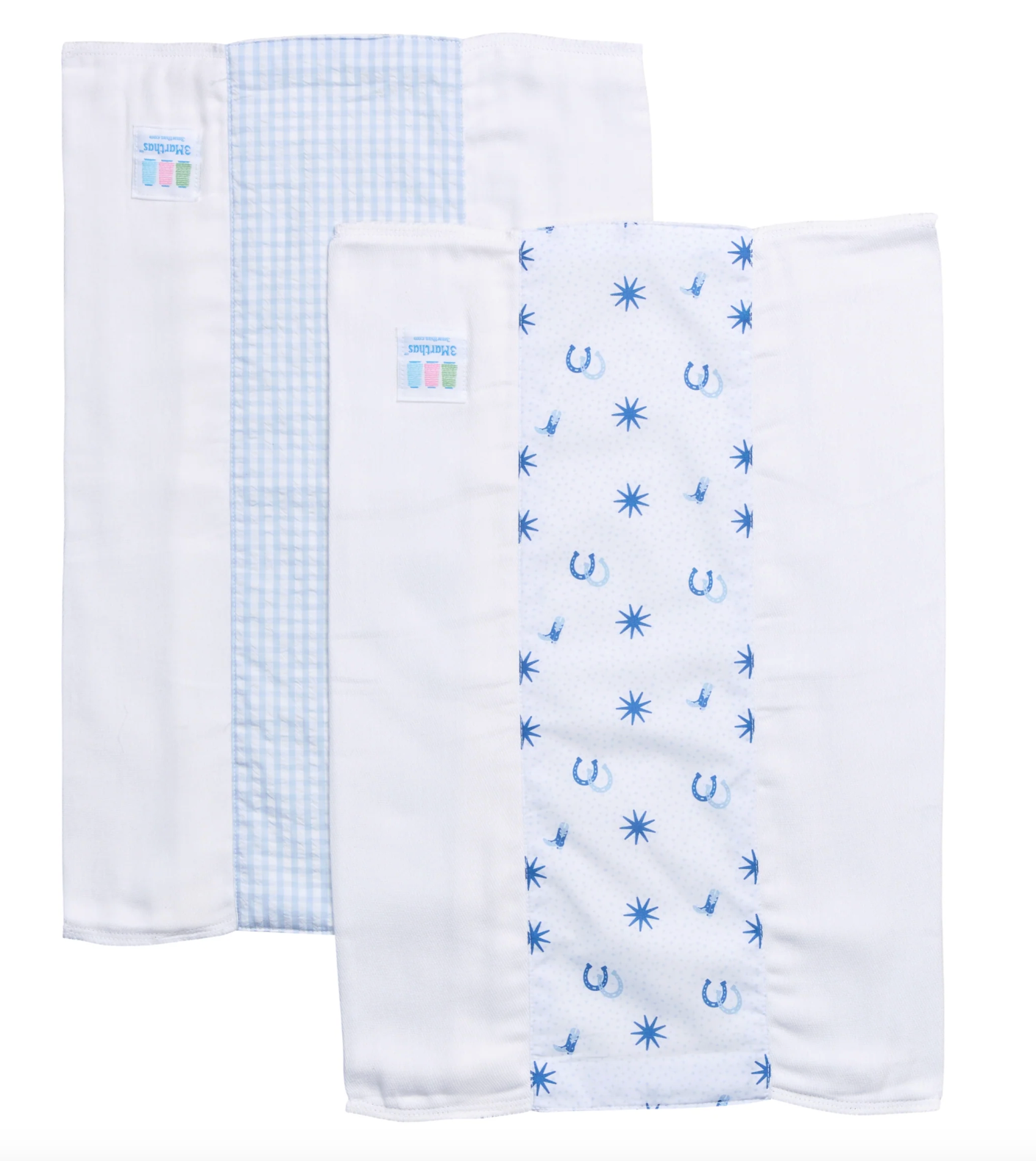 Cowboy Set of Two Burps, Blue