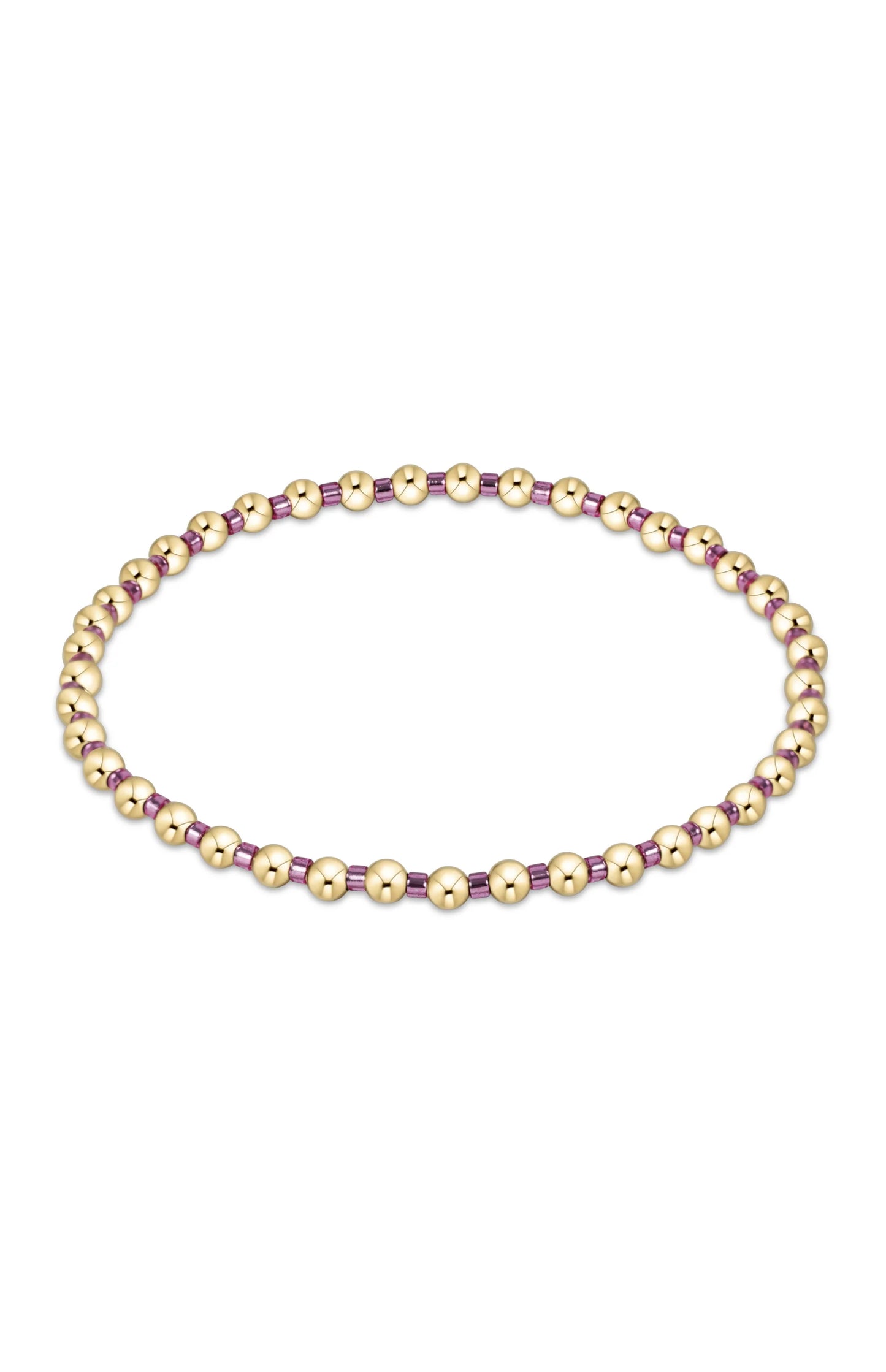 Hope Grateful Bracelet - Pink Metallic