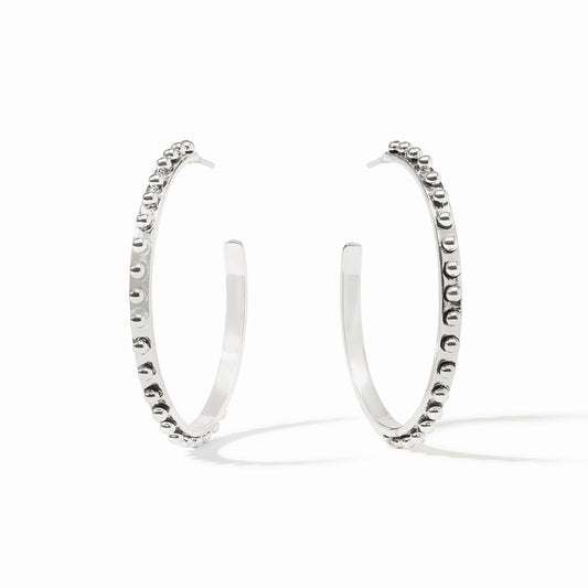 SoHo Hoop-Silver-L