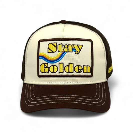 Stay Golden Trucker - Brown