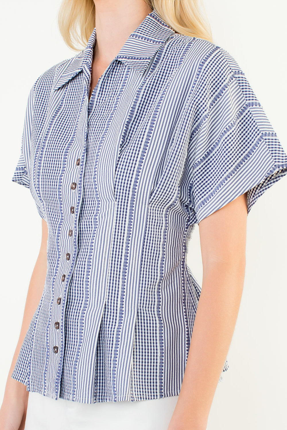 HAWTHORNE BUTTON UP TOP