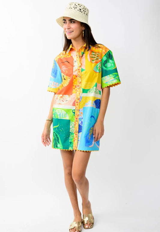 BUTTERFLY BLOCK PARTY DRESS