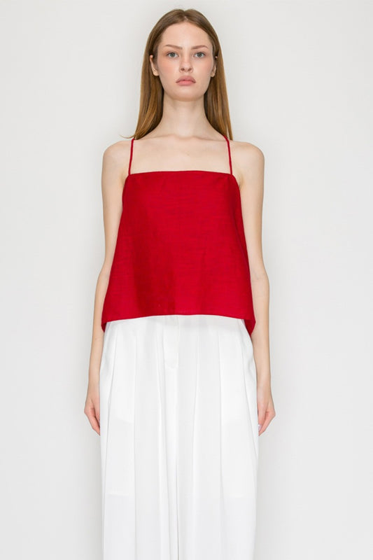 OPEN BACK CAMI TOP