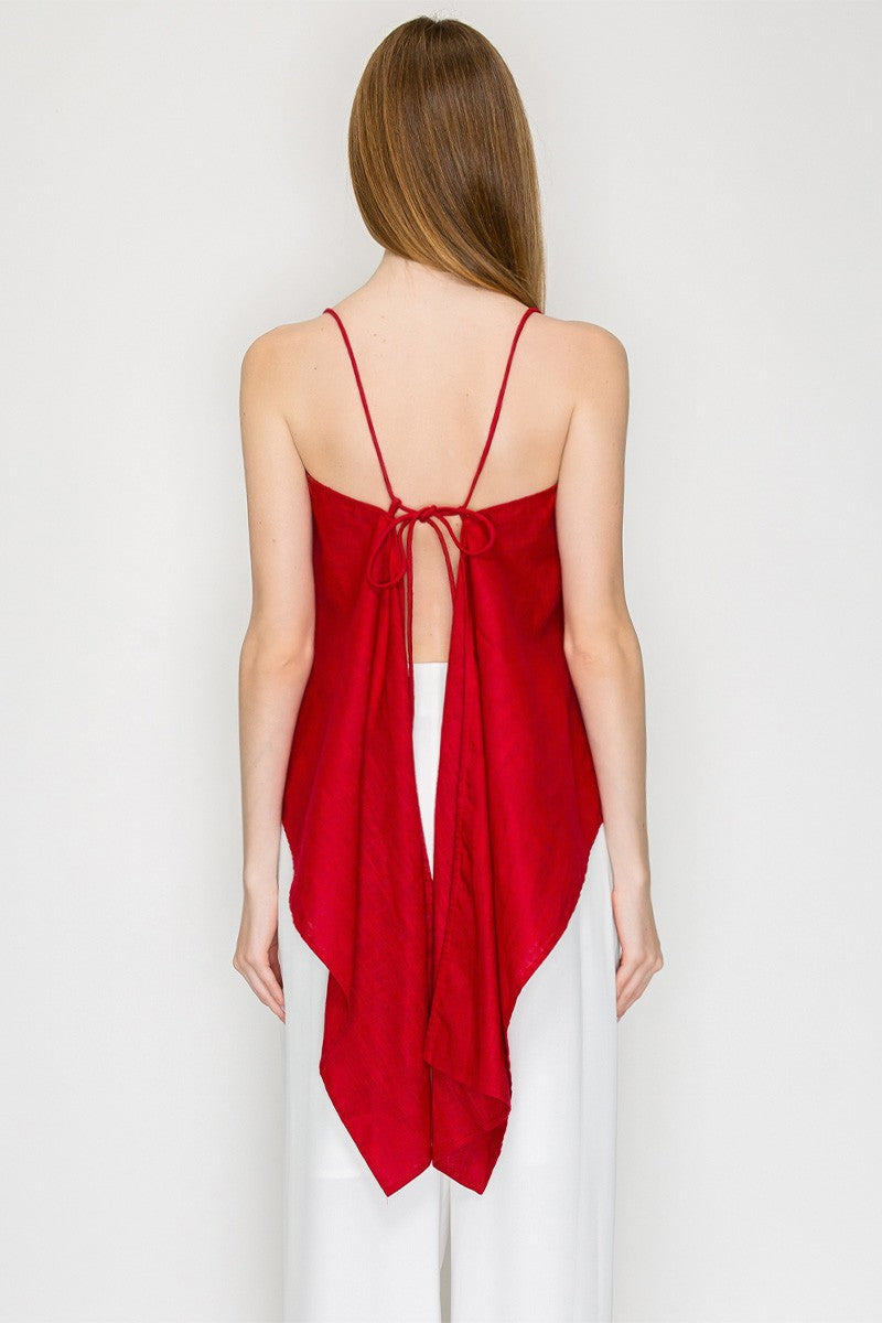 OPEN BACK CAMI TOP
