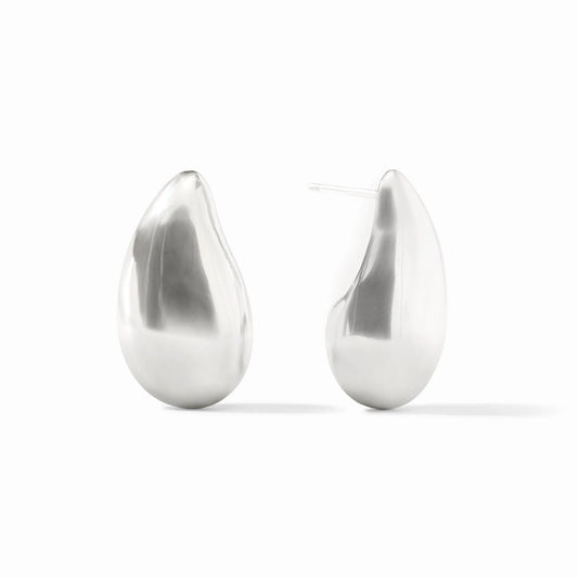 Wave Earring-Silver-S