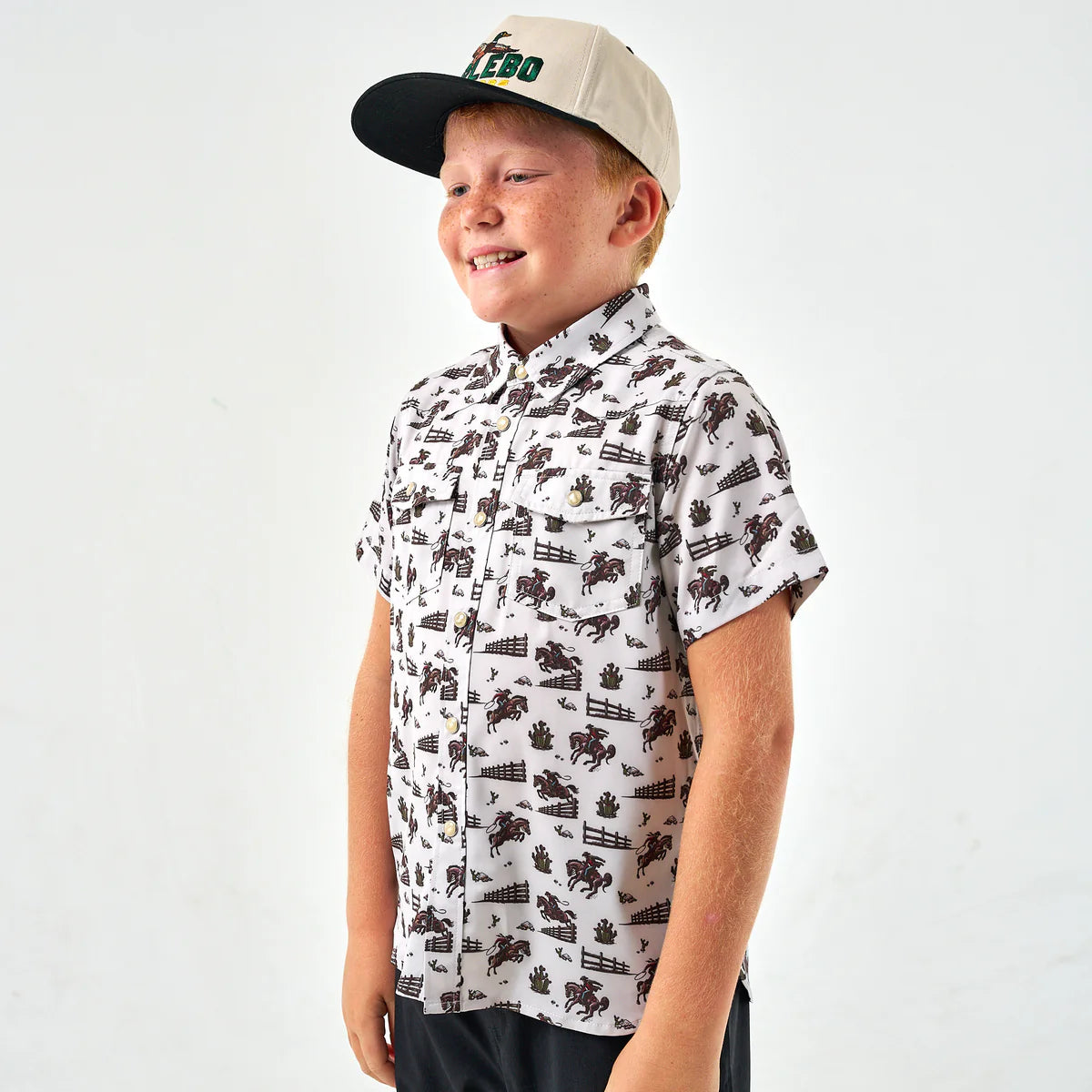 Youth - Performance Western Shirt - Cowboy Country 2T