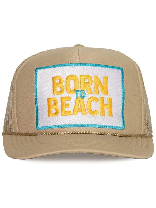 BORN TO BEACH TRUCKER HAT