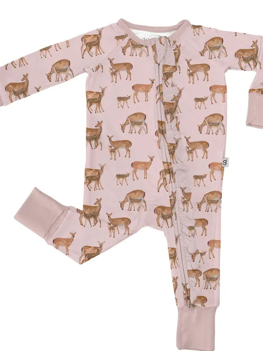 LS Zip PJ - Does & Fawns 3-6 mo