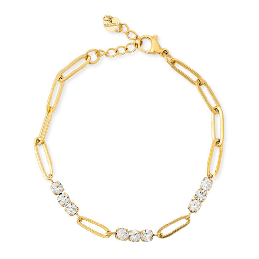 IVY LINK 3 STONE BRACELET - B-178