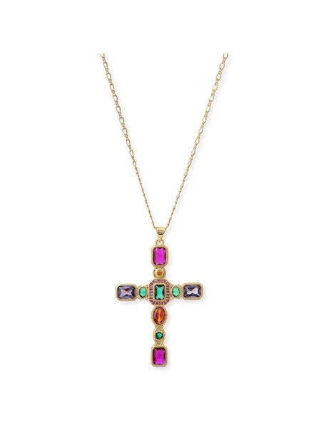 GENESIS CROSS NECKLACE- N-259