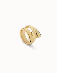 18k gold plated metal alloy ring 15
