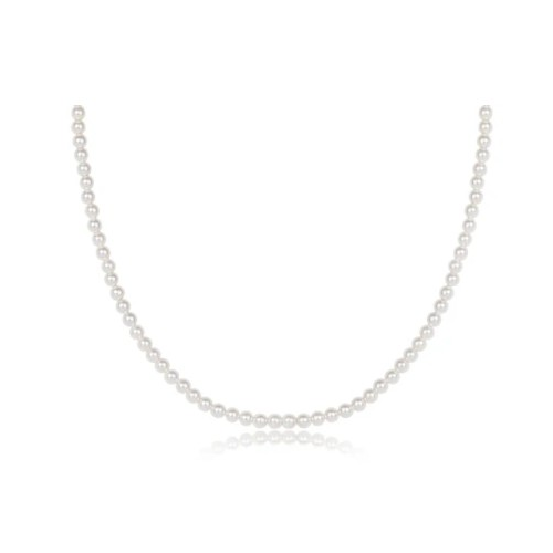 15" Choker Classic Pearl 3mm Bead