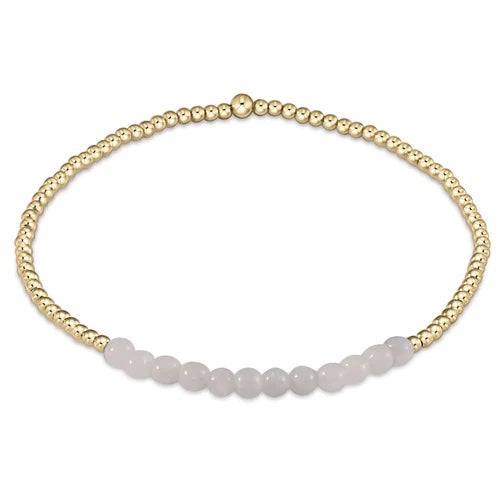 GOLD BLISS 2MM BEAD MOONSTONE