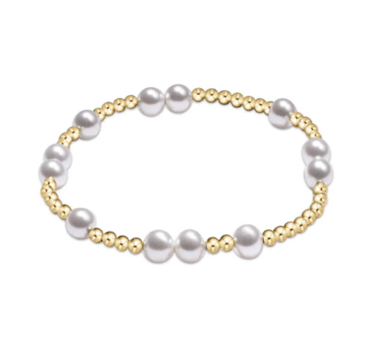 HOPE UNWRITTEN 6MM BEAD - PEARL