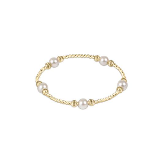 Purpose Pearl 6mm Bead Bracelet - Dignity