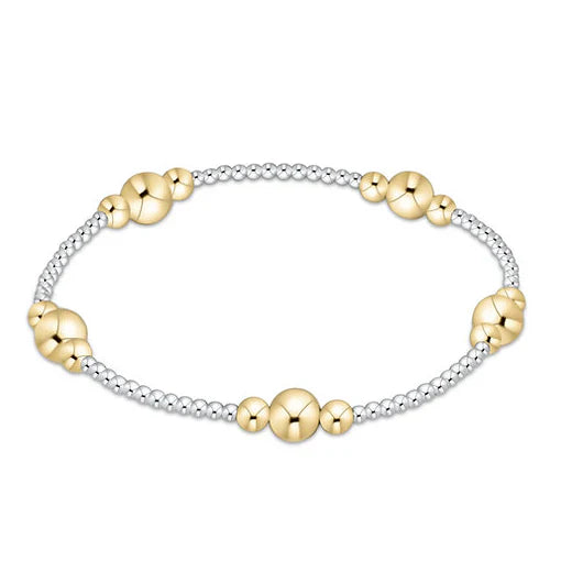 Purpose Gold 6mm Bead Bracelet - Mixed Metal