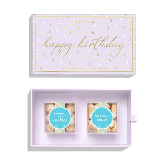 Happy Birthday - 2pc Candy Bento Box