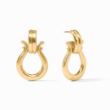 Saratoga Doorknocker Earring Gold
