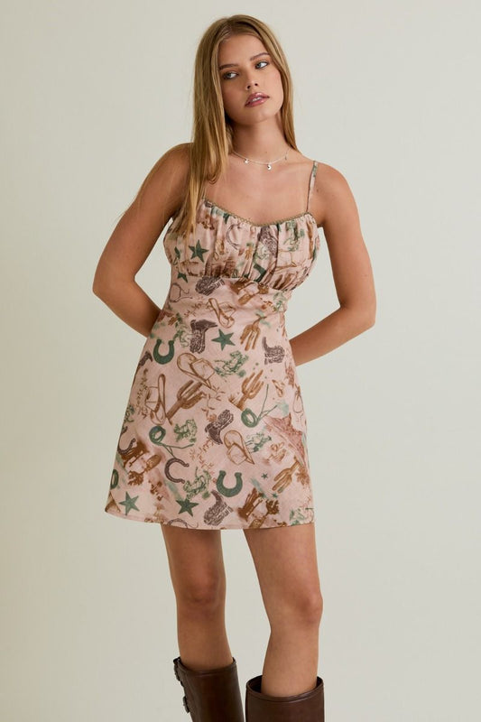 SLEEVELESS MIDI DRESS WITH TRIM DETAIL