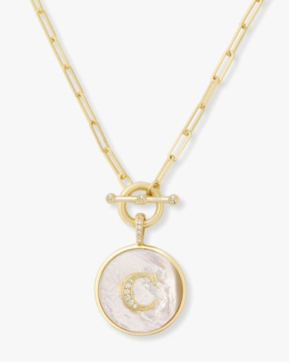 Love Letters Medallion Necklace C