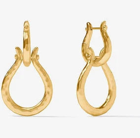 Saratoga 2­in­1 Earring Gold