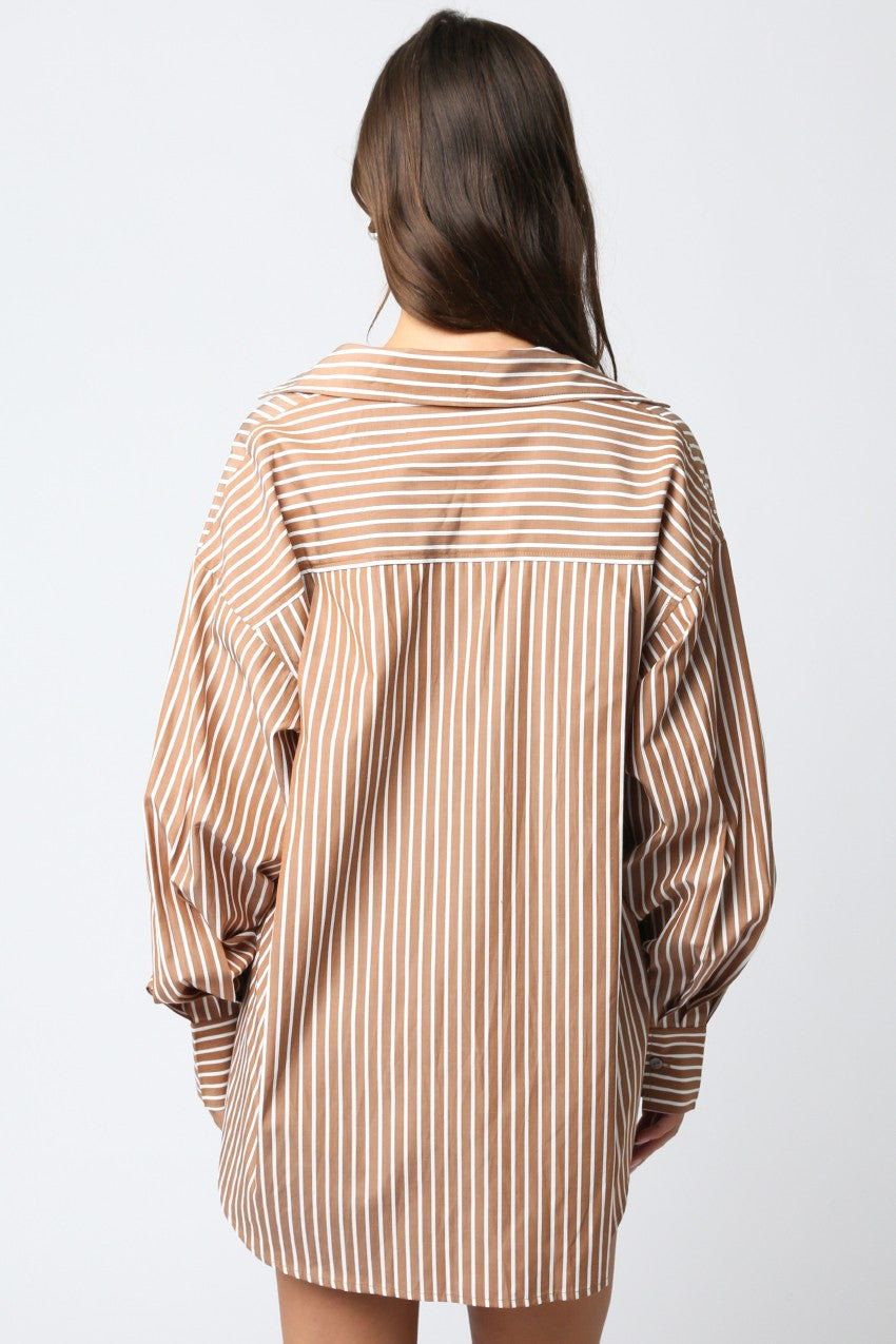 DOMINQUE STRIPE SHIRT