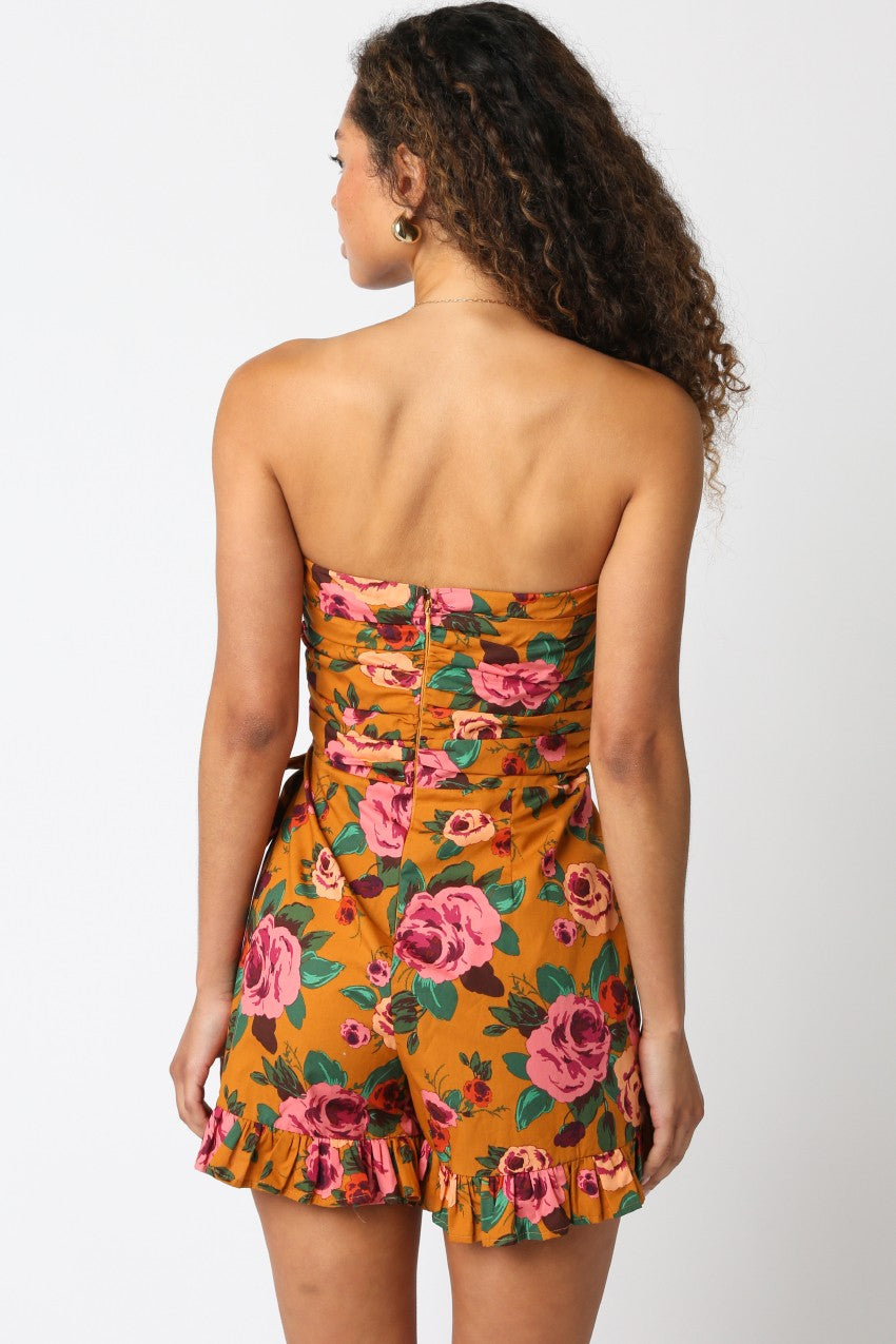 CHANA FLORAL ROMPER