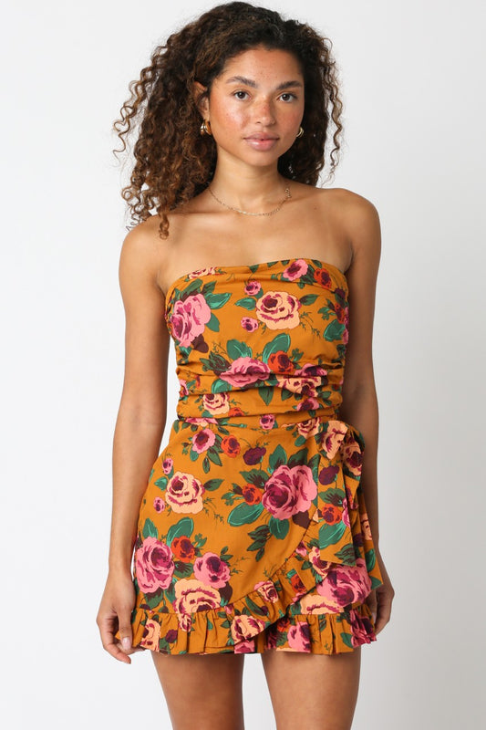 CHANA FLORAL ROMPER