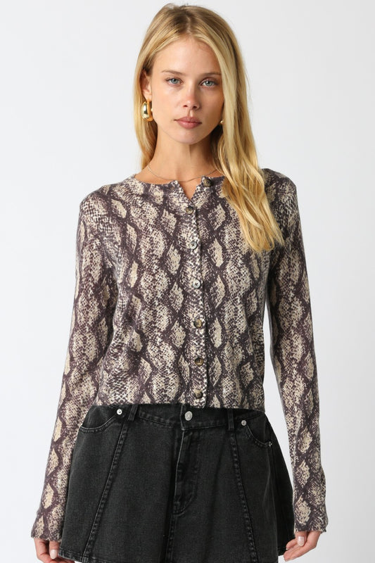 RINA ANIMAL KNIT TOP