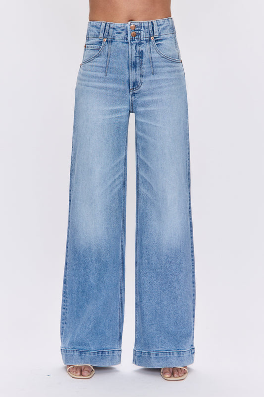 Lana Dbl Button High Rise Ultra Wide Leg