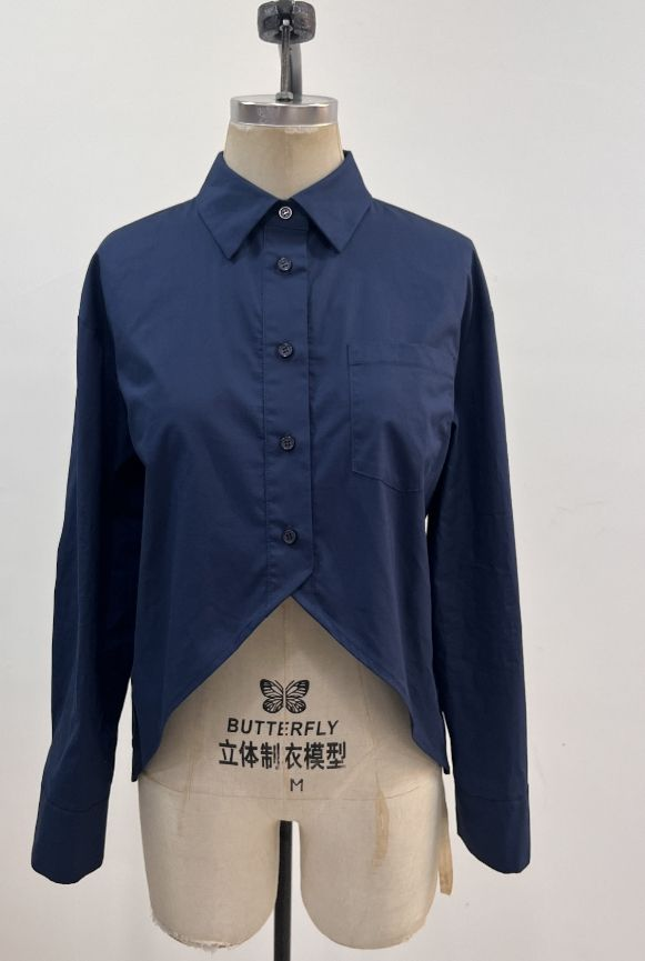 HI-LOW BUTTON DOWN SHIRT
