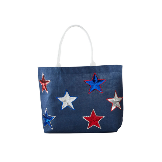 4th Of July Sparkle Tote-Nv